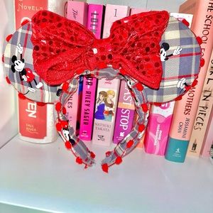 Plaid Disney Mickey and Minnie ears